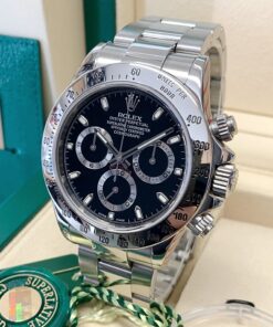 Alternative view of Rolex replica daytona 116520 black dial