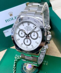 Alternative view of Rolex replica daytona 116520 white dial