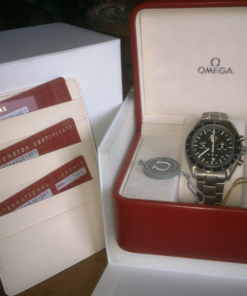 Alternative view of Omega replica scatola box cofanetto portaorologi completo booklet service