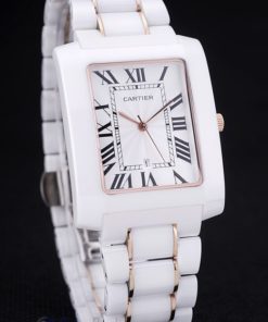 Alternative view of Cartier replica tank americaine ceramic orologio imitazione perfetta