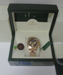 Alternative view of rolex replica daytona crono oro giallo black dial panda orologio replica copia imitazione