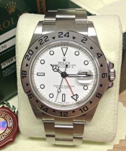 Alternative view of Rolex replica explorer II classic 16570 40mm white dial