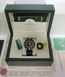 Alternative view of Rolex replica submariner 5516 strip leather plexi vintage orologio replica