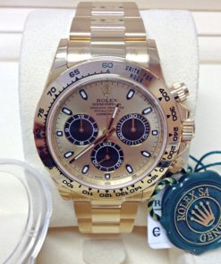 Alternative view of Rolex replica Daytona 116508 Yellow Gold orologio replica