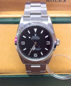 Alternative view of Rolex replica Explorer I 114270 36mm Black Dial