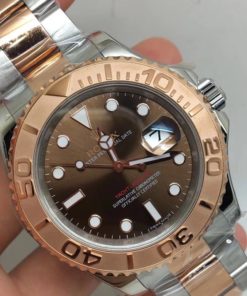 Alternative view of REPLICA ROLEX YACHTMASTER 40MM 126621 TWO TONE BROWN DIAL CLONE MOVEMENT
